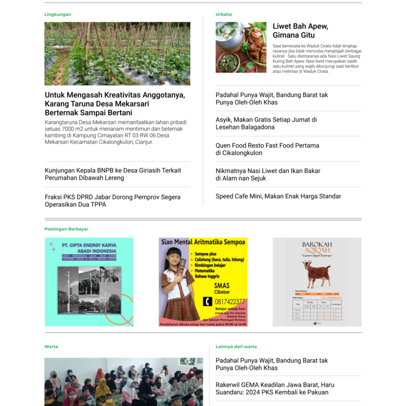 Website Wartawan / Portal Berita